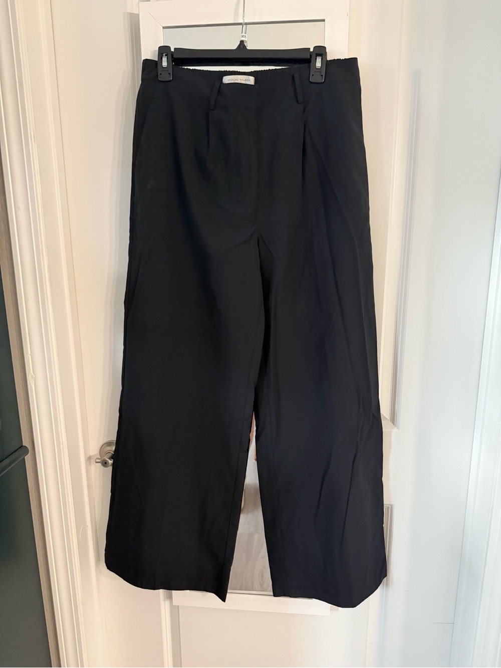 Brochu Walker Black Wide Leg Pull On Pants Size Large - Picture 2 of 5